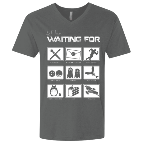 T-Shirts Heavy Metal / X-Small Still Waiting Part 2 Men's Premium V-Neck