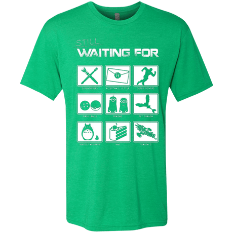 T-Shirts Envy / Small Still Waiting Part 2 Men's Triblend T-Shirt