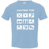 T-Shirts Light Blue / 2T Still Waiting Part 2 Toddler Premium T-Shirt