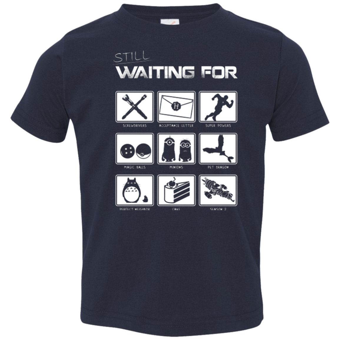 T-Shirts Navy / 2T Still Waiting Part 2 Toddler Premium T-Shirt