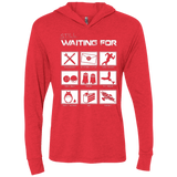 T-Shirts Vintage Red / X-Small Still Waiting Part 2 Triblend Long Sleeve Hoodie Tee
