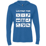 T-Shirts Vintage Royal / X-Small Still Waiting Part 2 Triblend Long Sleeve Hoodie Tee