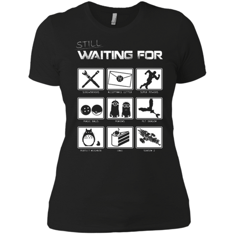 T-Shirts Black / X-Small Still Waiting Part 2 Women's Premium T-Shirt