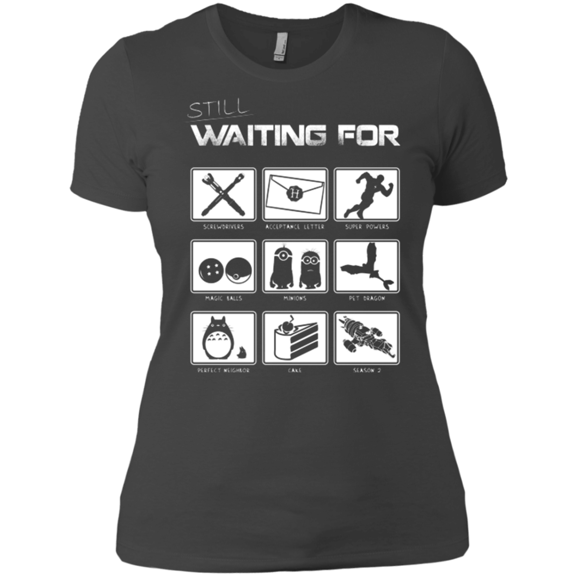 T-Shirts Heavy Metal / X-Small Still Waiting Part 2 Women's Premium T-Shirt