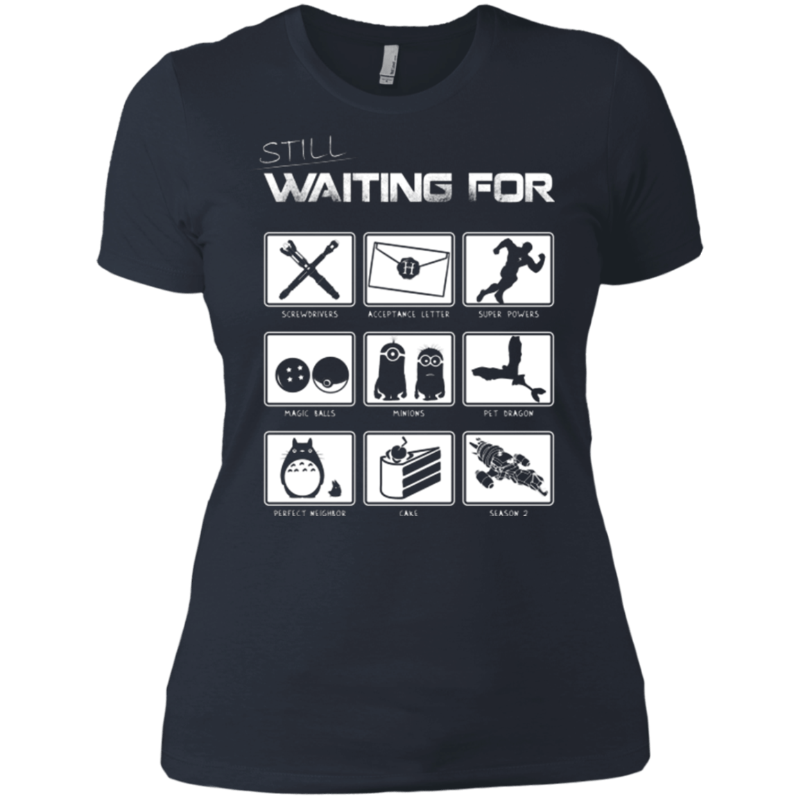 T-Shirts Indigo / X-Small Still Waiting Part 2 Women's Premium T-Shirt