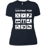 T-Shirts Midnight Navy / X-Small Still Waiting Part 2 Women's Premium T-Shirt