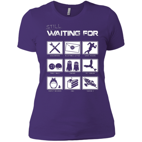T-Shirts Purple / X-Small Still Waiting Part 2 Women's Premium T-Shirt