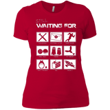 T-Shirts Red / X-Small Still Waiting Part 2 Women's Premium T-Shirt