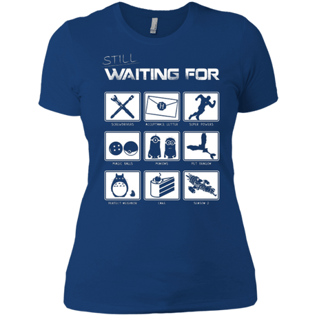 T-Shirts Royal / X-Small Still Waiting Part 2 Women's Premium T-Shirt