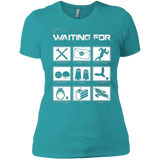 T-Shirts Tahiti Blue / X-Small Still Waiting Part 2 Women's Premium T-Shirt