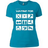 T-Shirts Turquoise / X-Small Still Waiting Part 2 Women's Premium T-Shirt