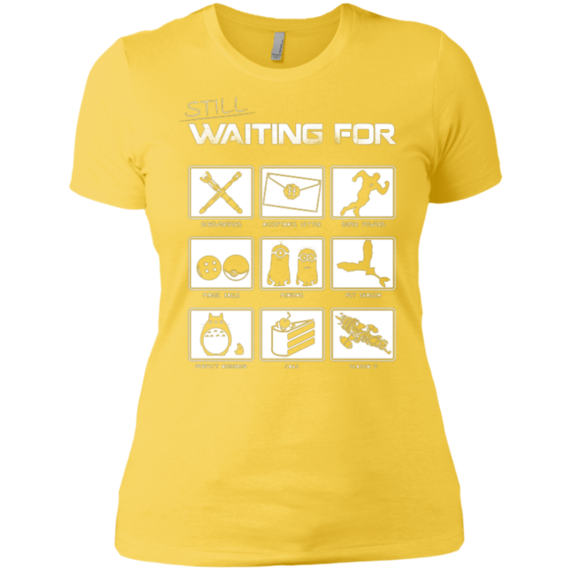 T-Shirts Vibrant Yellow / X-Small Still Waiting Part 2 Women's Premium T-Shirt