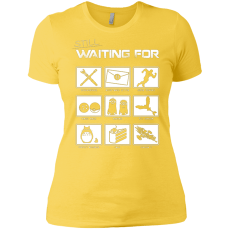 T-Shirts Vibrant Yellow / X-Small Still Waiting Part 2 Women's Premium T-Shirt