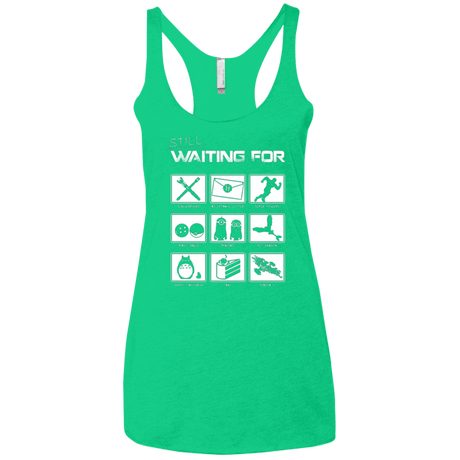 T-Shirts Envy / X-Small Still Waiting Part 2 Women's Triblend Racerback Tank