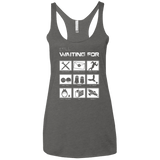 T-Shirts Premium Heather / X-Small Still Waiting Part 2 Women's Triblend Racerback Tank