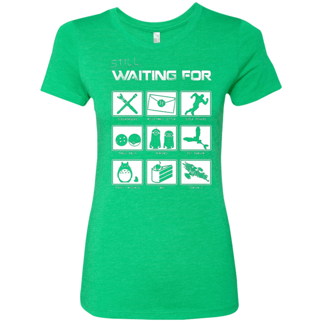 T-Shirts Envy / Small Still Waiting Part 2 Women's Triblend T-Shirt