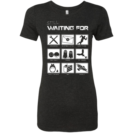 T-Shirts Vintage Black / Small Still Waiting Part 2 Women's Triblend T-Shirt