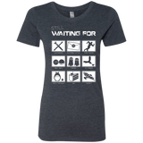 T-Shirts Vintage Navy / Small Still Waiting Part 2 Women's Triblend T-Shirt