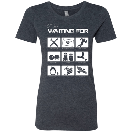 T-Shirts Vintage Navy / Small Still Waiting Part 2 Women's Triblend T-Shirt