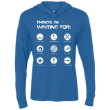 T-Shirts Vintage Royal / X-Small Still Waiting Triblend Long Sleeve Hoodie Tee