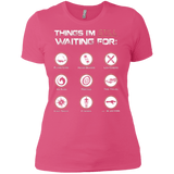 T-Shirts Hot Pink / X-Small Still Waiting Women's Premium T-Shirt