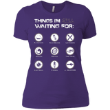 T-Shirts Purple / X-Small Still Waiting Women's Premium T-Shirt
