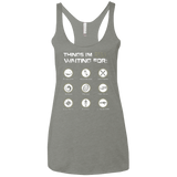 T-Shirts Venetian Grey / X-Small Still Waiting Women's Triblend Racerback Tank