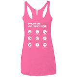 T-Shirts Vintage Pink / X-Small Still Waiting Women's Triblend Racerback Tank