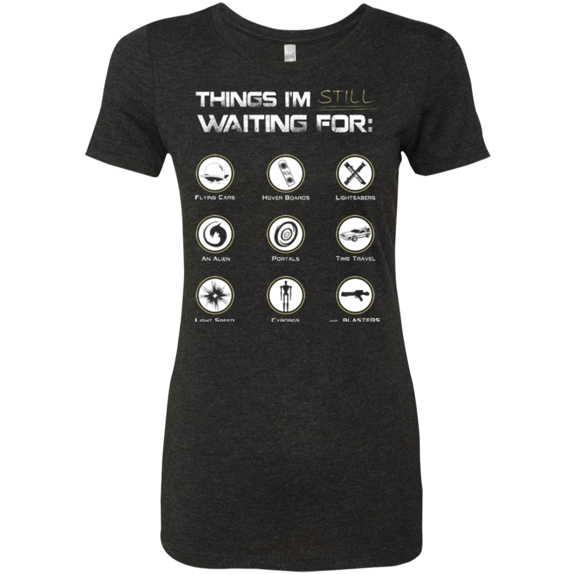 T-Shirts Vintage Black / Small Still Waiting Women's Triblend T-Shirt