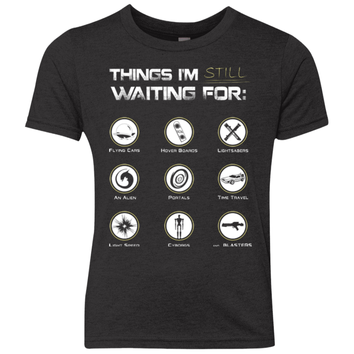 T-Shirts Vintage Black / YXS Still Waiting Youth Triblend T-Shirt