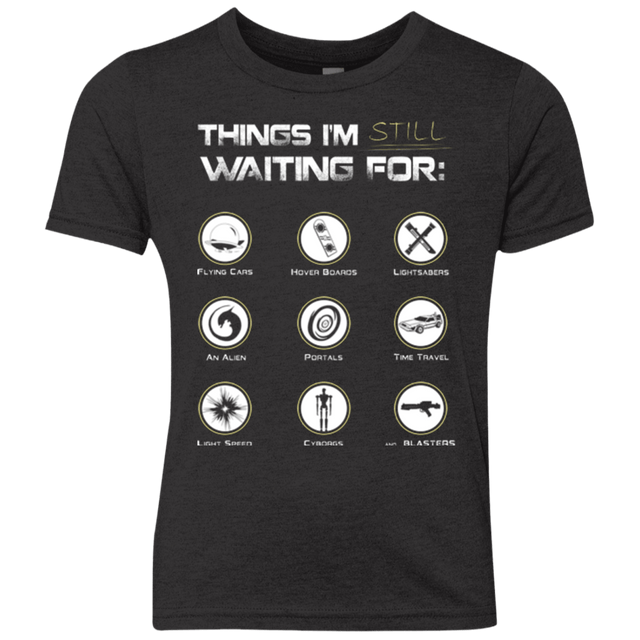 T-Shirts Vintage Black / YXS Still Waiting Youth Triblend T-Shirt