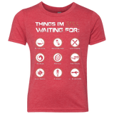 T-Shirts Vintage Red / YXS Still Waiting Youth Triblend T-Shirt