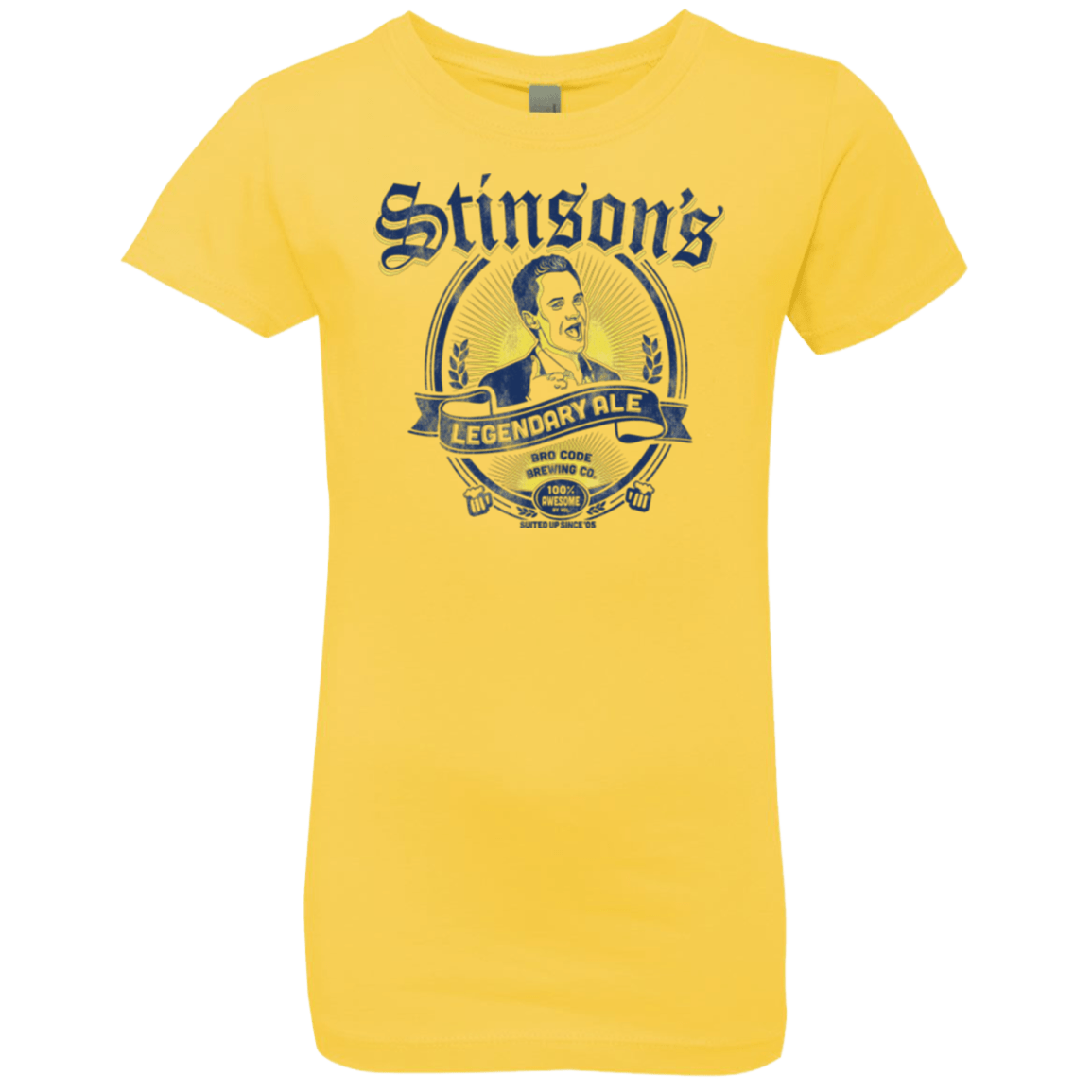 T-Shirts Vibrant Yellow / YXS Stinsons Legendary Ale Girls Premium T-Shirt