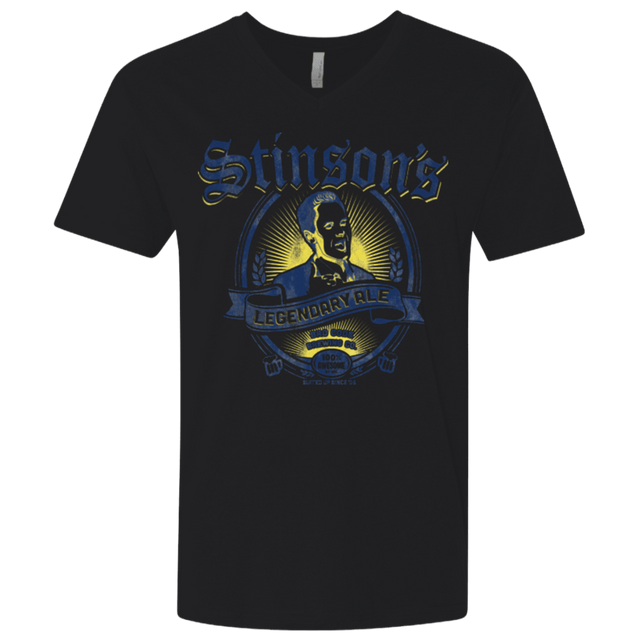 T-Shirts Black / X-Small Stinsons Legendary Ale Men's Premium V-Neck