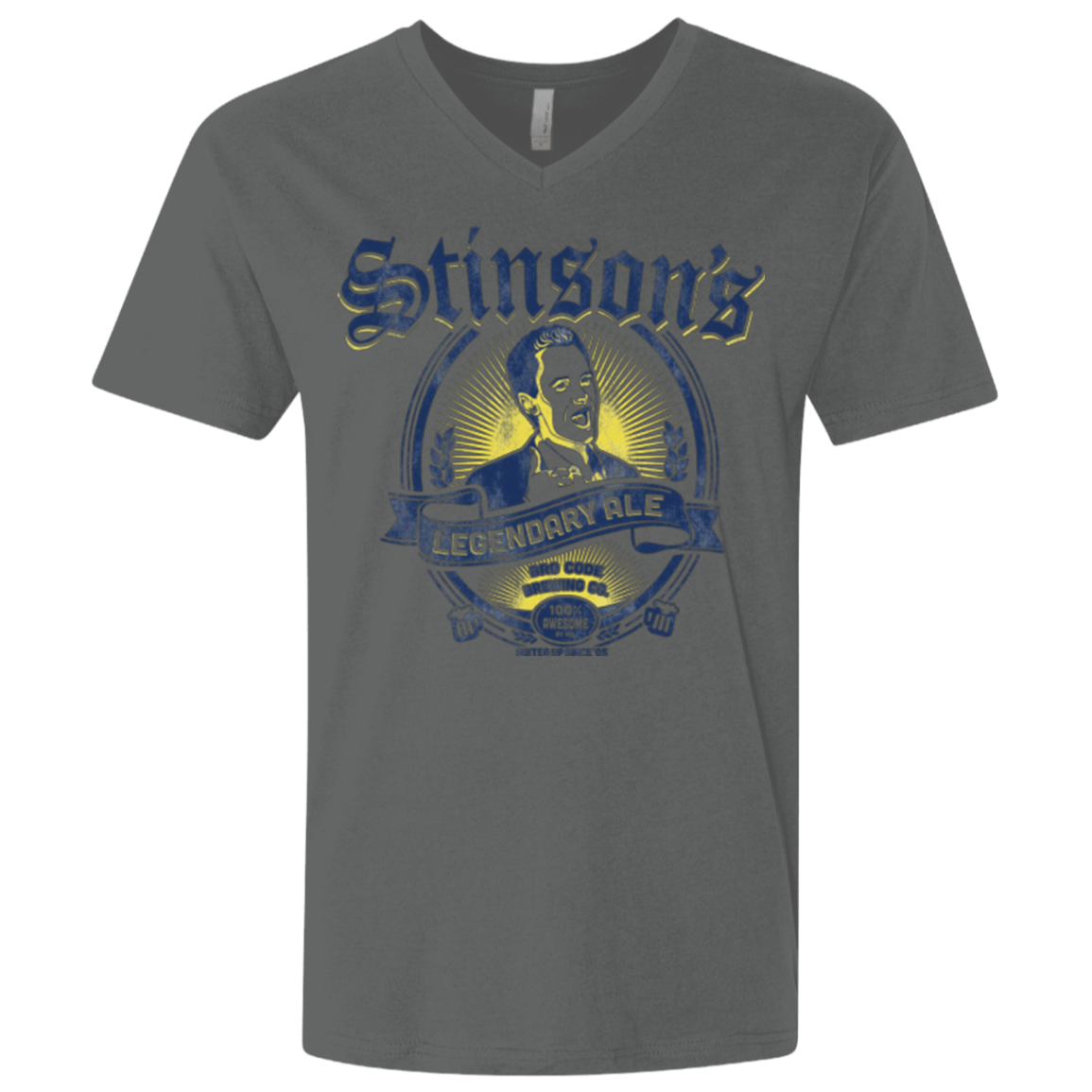 T-Shirts Heavy Metal / X-Small Stinsons Legendary Ale Men's Premium V-Neck
