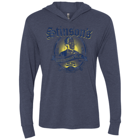 T-Shirts Vintage Navy / X-Small Stinsons Legendary Ale Triblend Long Sleeve Hoodie Tee