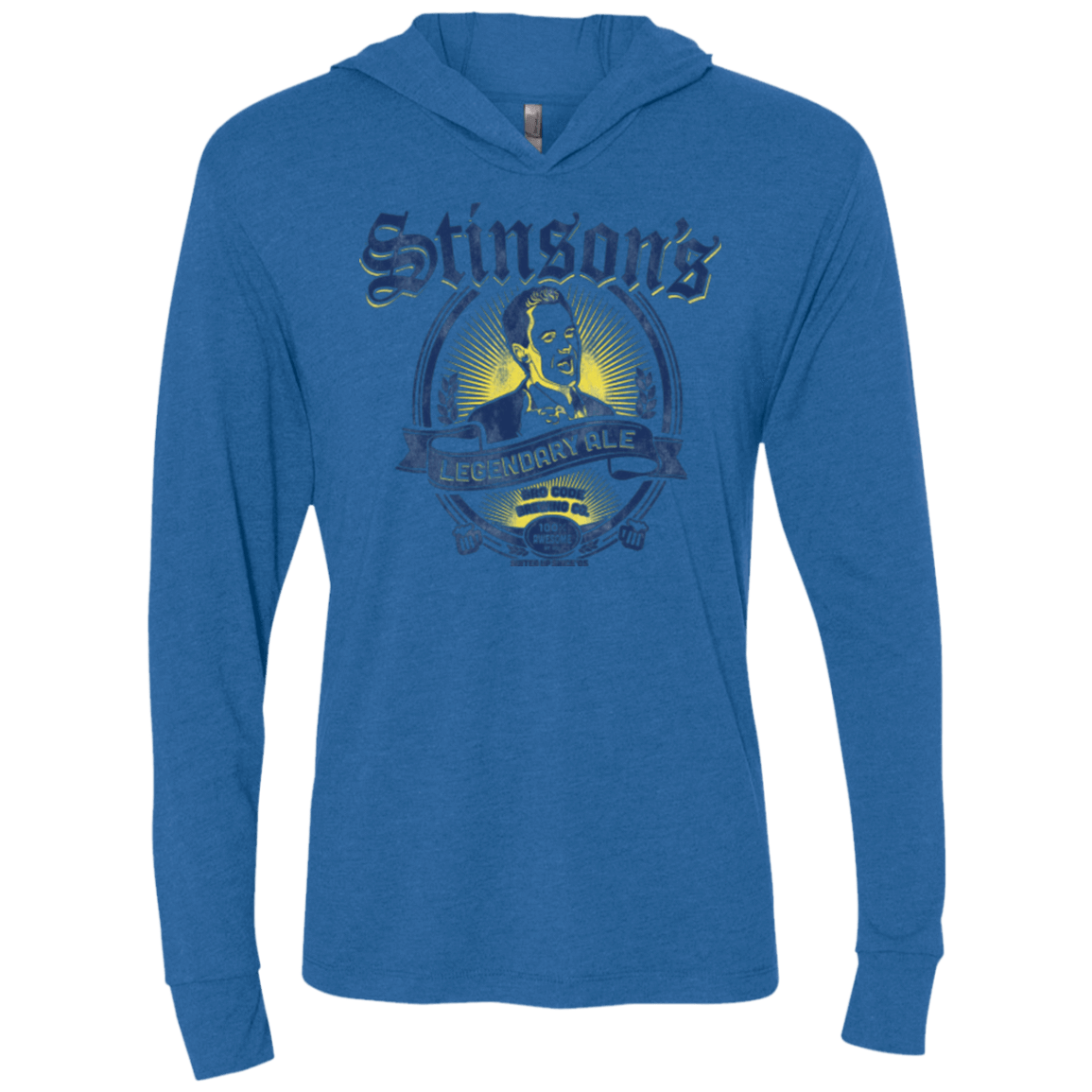 T-Shirts Vintage Royal / X-Small Stinsons Legendary Ale Triblend Long Sleeve Hoodie Tee