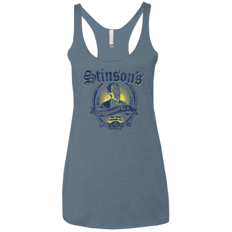 T-Shirts Indigo / X-Small Stinsons Legendary Ale Women's Triblend Racerback Tank