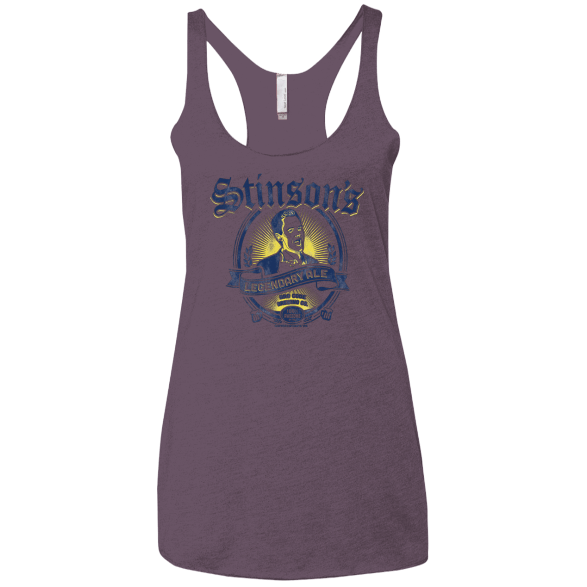 T-Shirts Vintage Purple / X-Small Stinsons Legendary Ale Women's Triblend Racerback Tank