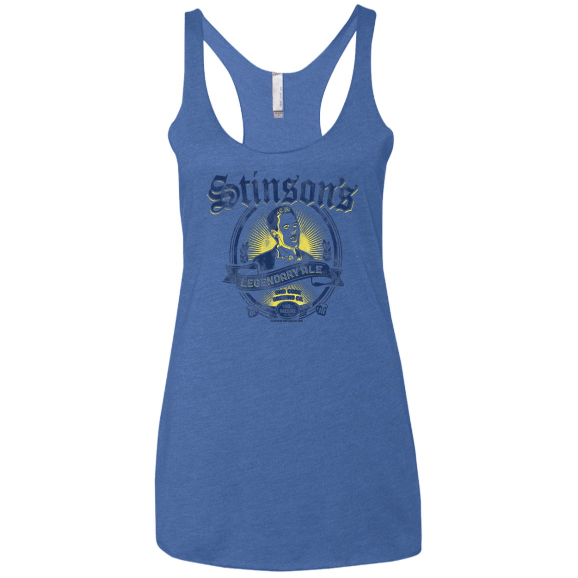 T-Shirts Vintage Royal / X-Small Stinsons Legendary Ale Women's Triblend Racerback Tank