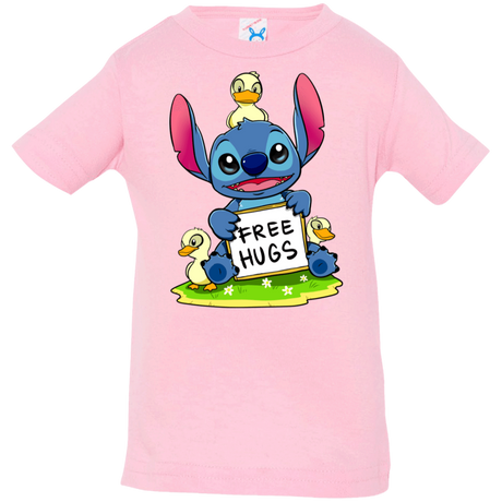T-Shirts Pink / 6 Months Stitch Hug Infant Premium T-Shirt
