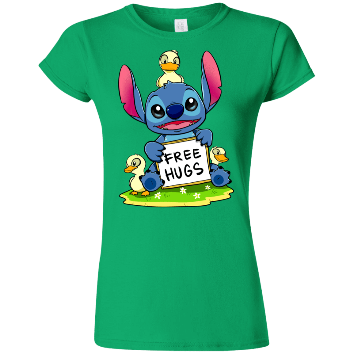 T-Shirts Irish Green / S Stitch Hug Junior Slimmer-Fit T-Shirt