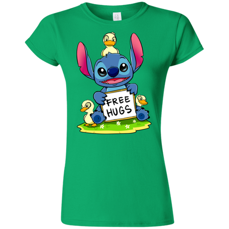 T-Shirts Irish Green / S Stitch Hug Junior Slimmer-Fit T-Shirt