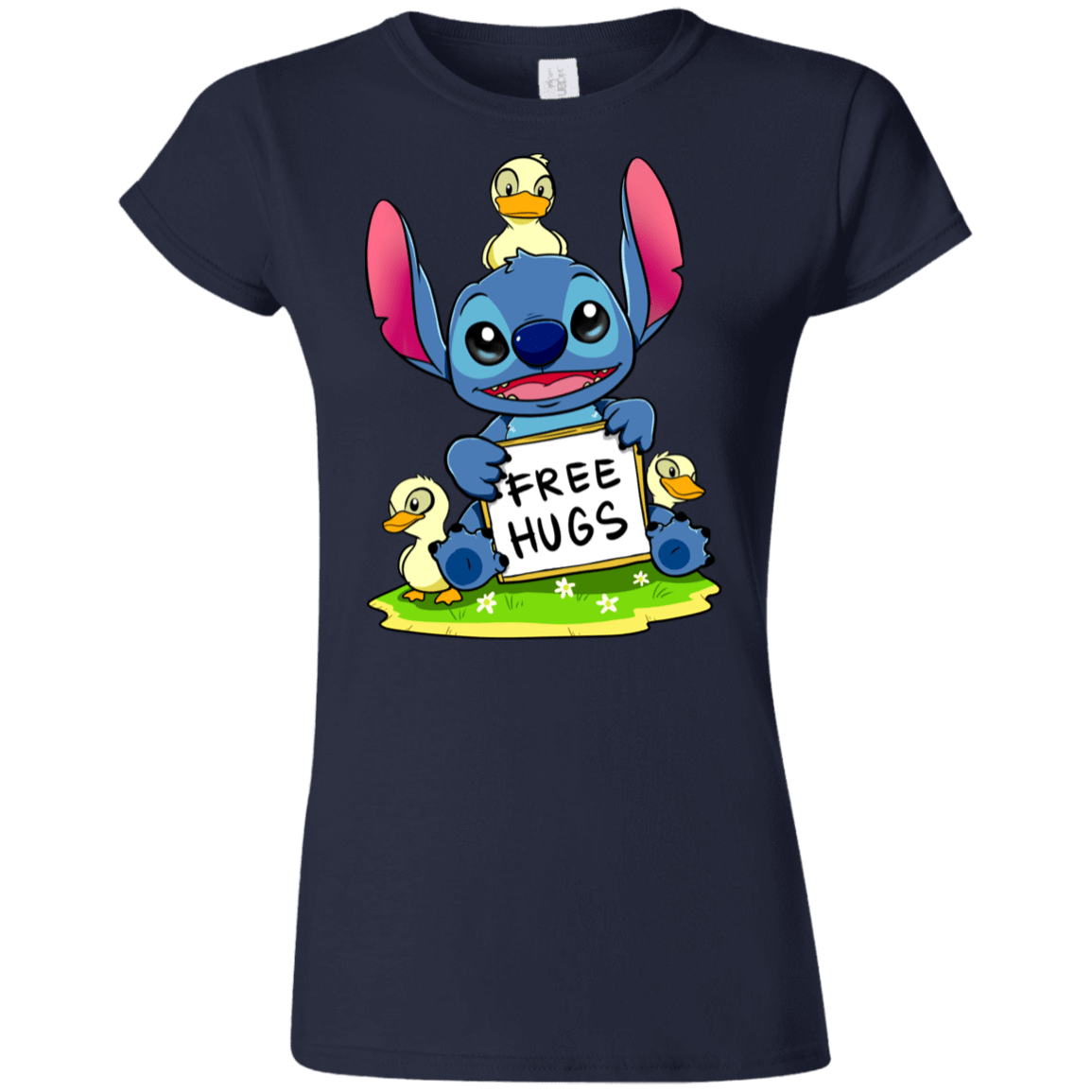 T-Shirts Navy / S Stitch Hug Junior Slimmer-Fit T-Shirt