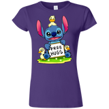 T-Shirts Purple / S Stitch Hug Junior Slimmer-Fit T-Shirt