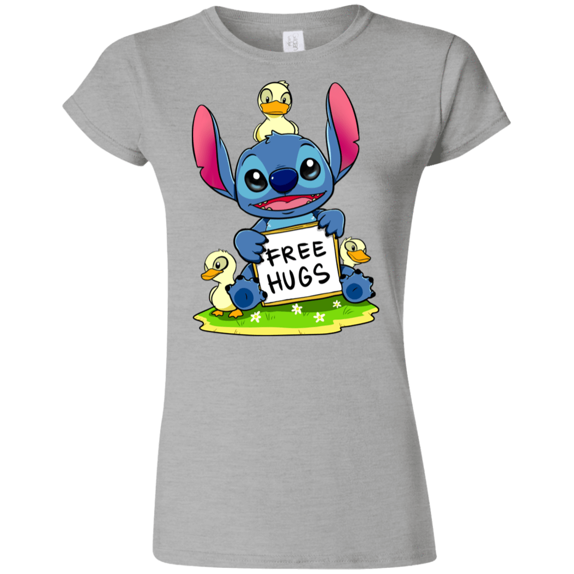 T-Shirts Sport Grey / S Stitch Hug Junior Slimmer-Fit T-Shirt