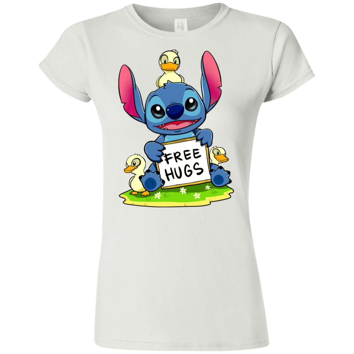 T-Shirts White / S Stitch Hug Junior Slimmer-Fit T-Shirt