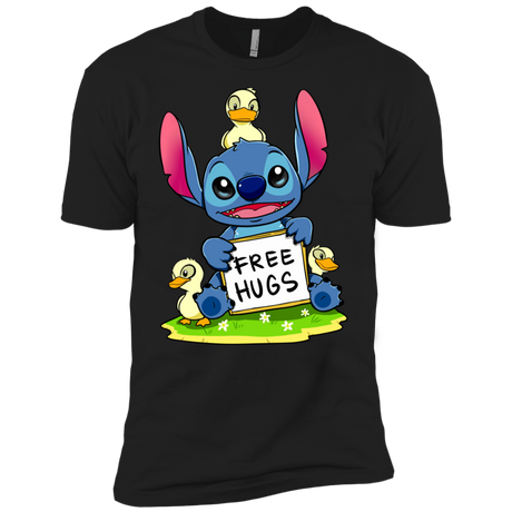 T-Shirts Black / X-Small Stitch Hug Men's Premium T-Shirt