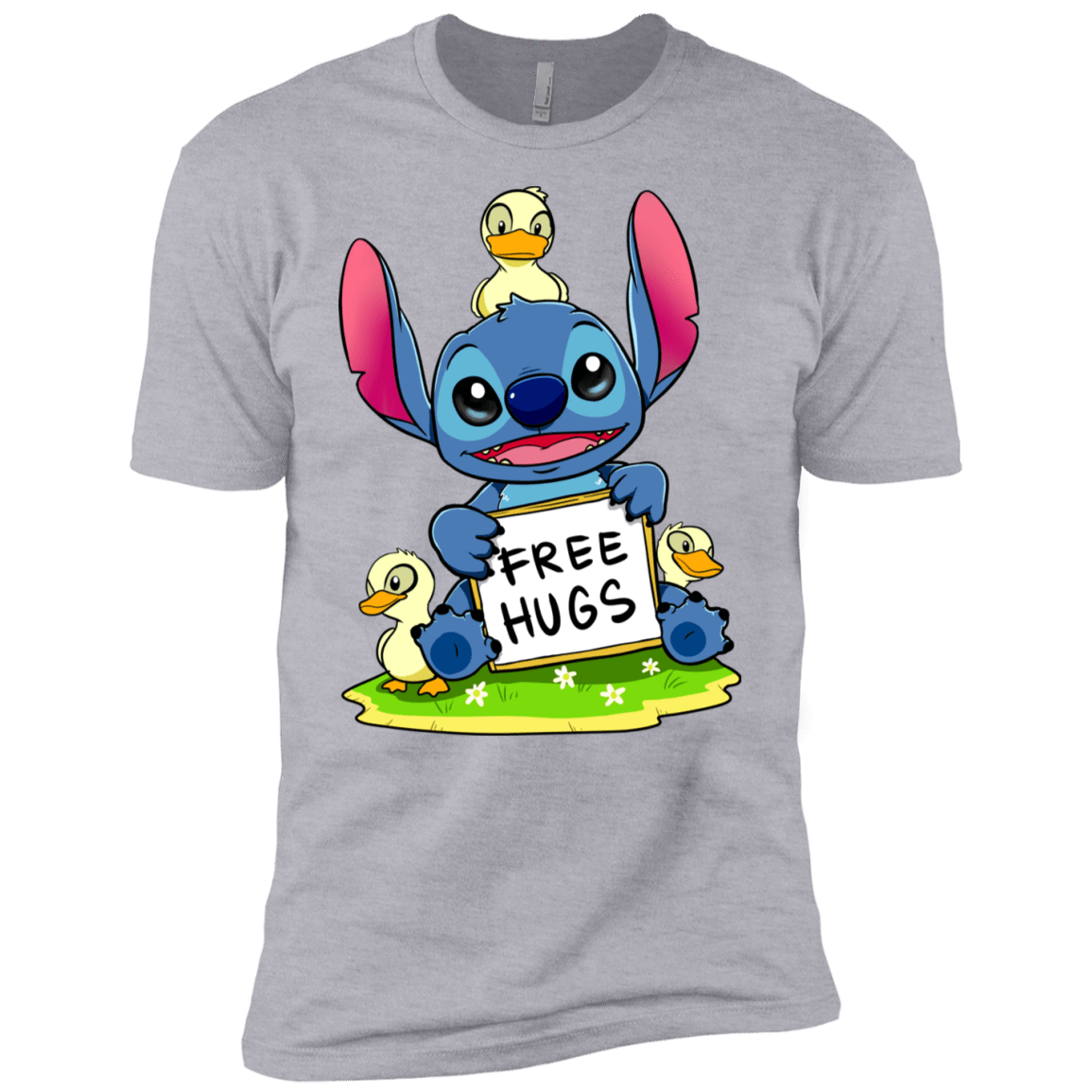 T-Shirts Heather Grey / X-Small Stitch Hug Men's Premium T-Shirt
