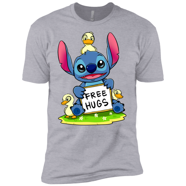 T-Shirts Heather Grey / X-Small Stitch Hug Men's Premium T-Shirt